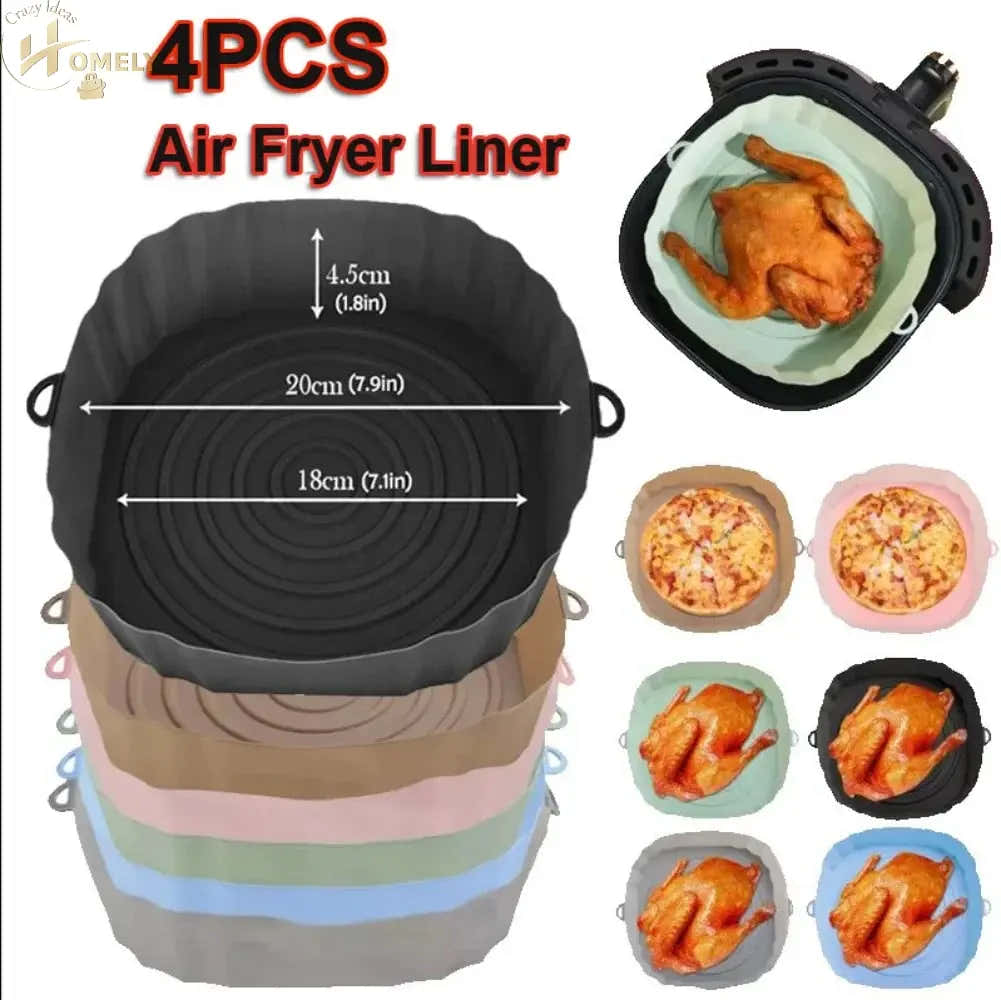 Silicone Air Fryer Basket – Non-Stick & Reusable