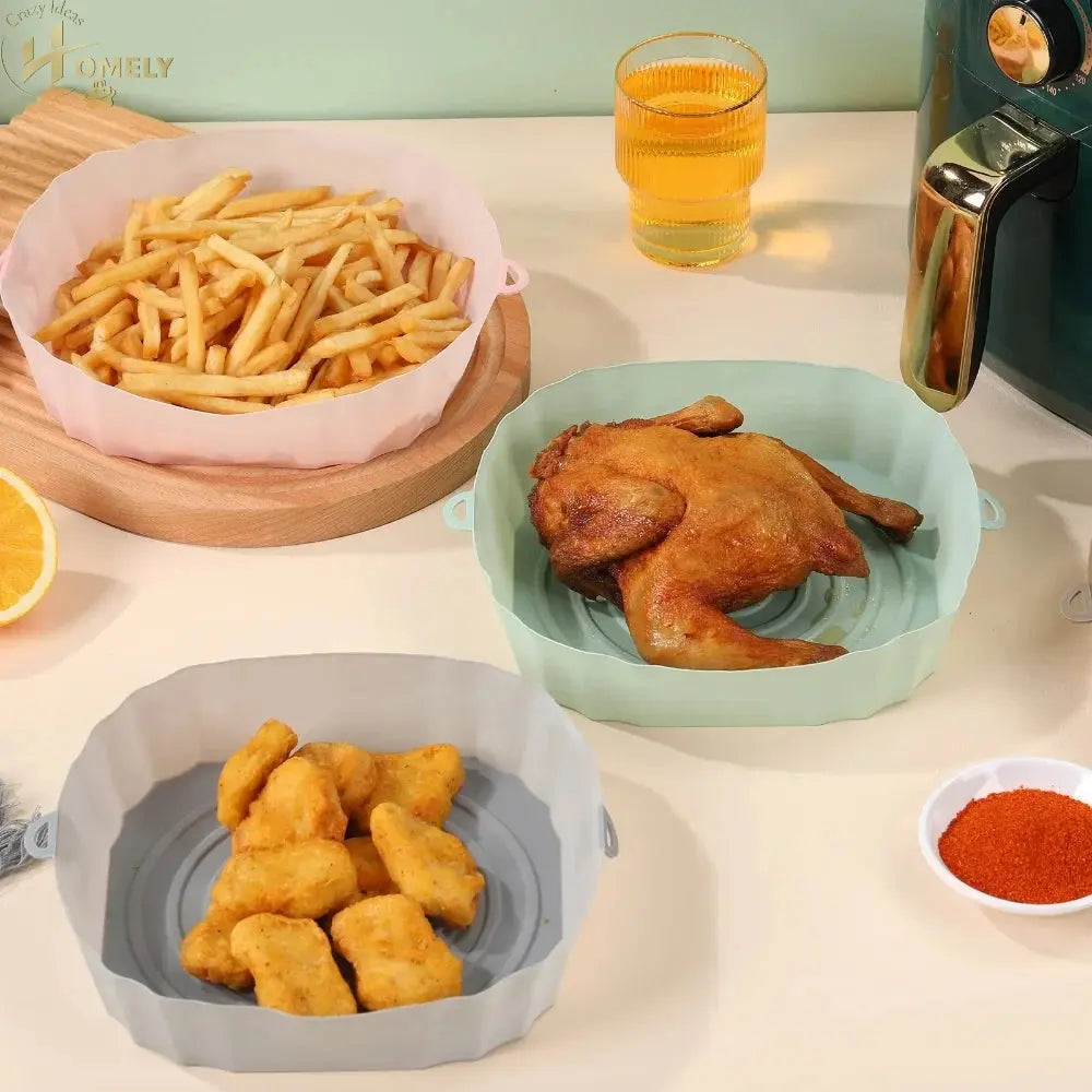 Silicone Air Fryer Basket – Non-Stick & Reusable – view 3
