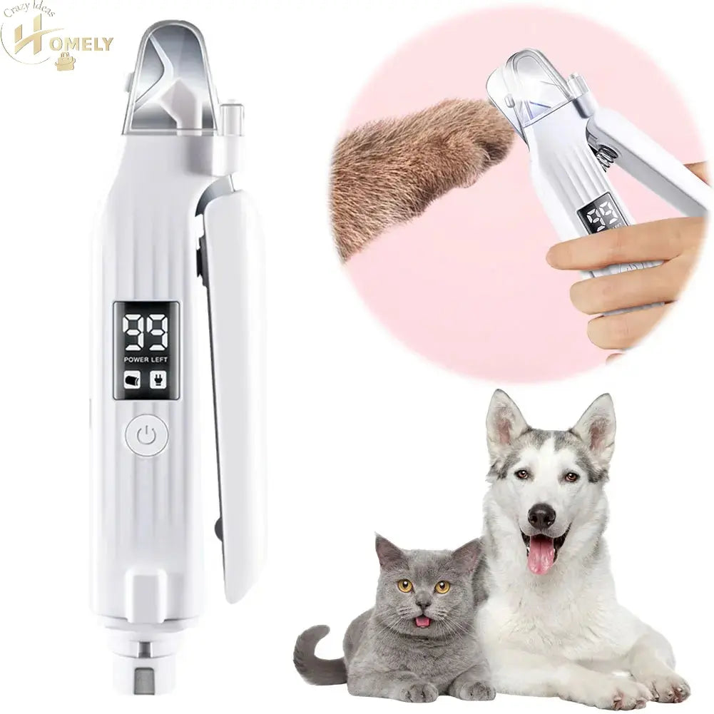 2-in-1 Pet Nail Grinder & Clipper – Electric – view 4