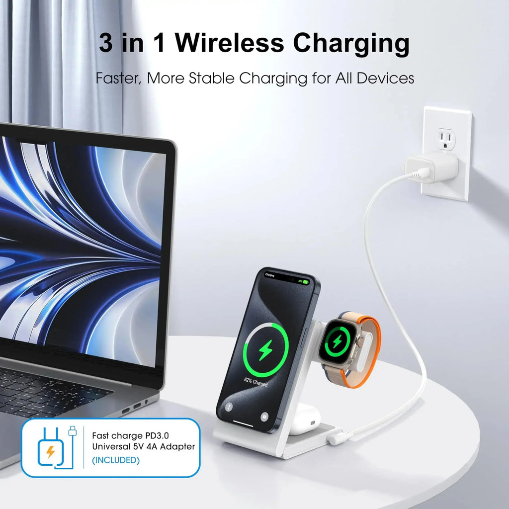 Magnetic Wireless Charging Station 3-in-1 – view 3