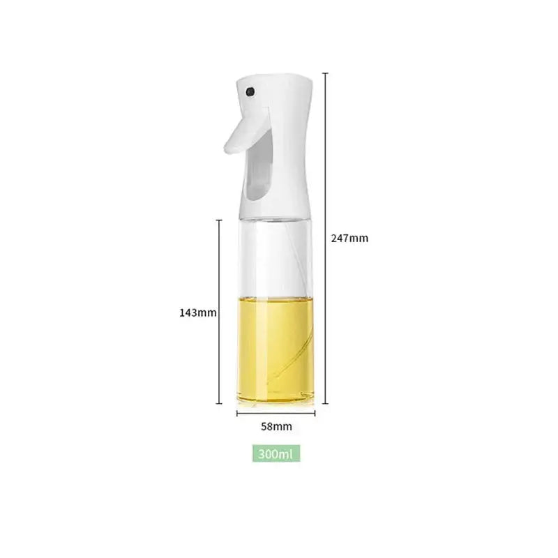 200/300/500ml Olive Oil Spray Bottle Creative Dispenser for Salad BBQ Cooking Baking Air Fryer Spray Picnic Kitchen Gadgets