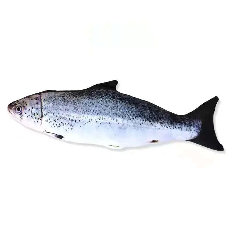 20CM Pet Cat Toy Fish Built-In Cotton Battery-Free Ordinary Simulation Fish Cat Interactive Entertainment Play Cat Toys