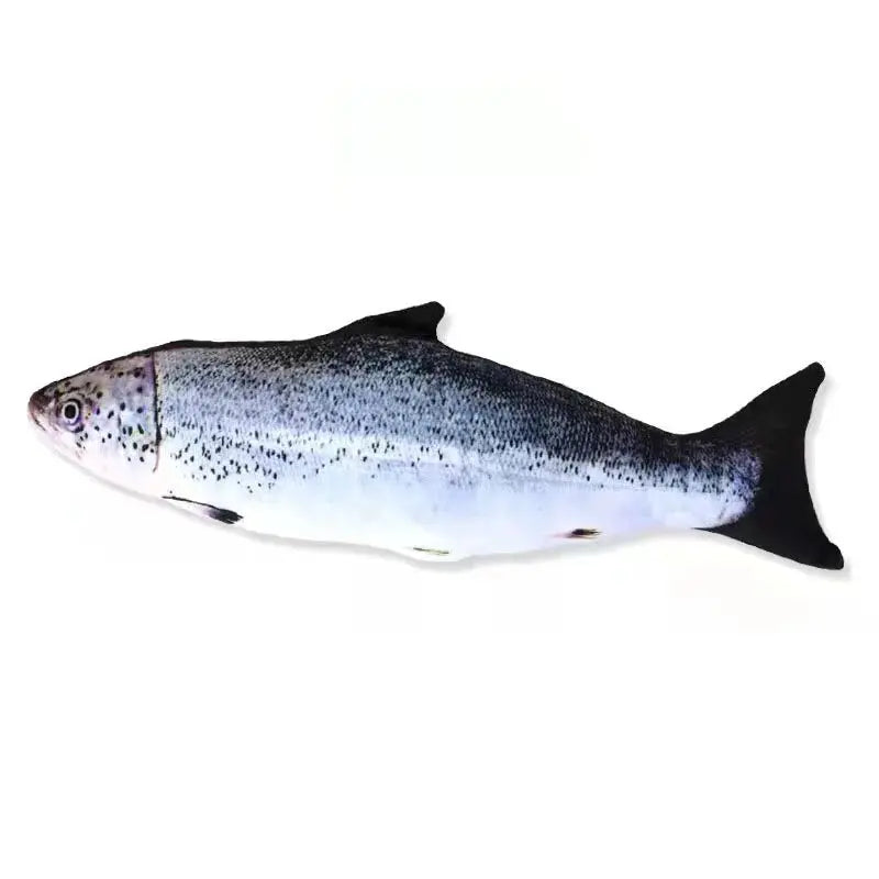 20CM Pet Cat Toy Fish Built-In Cotton Battery-Free Ordinary Simulation Fish Cat Interactive Entertainment Play Cat Toys