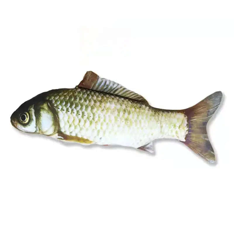 20CM Pet Cat Toy Fish Built-In Cotton Battery-Free Ordinary Simulation Fish Cat Interactive Entertainment Play Cat Toys