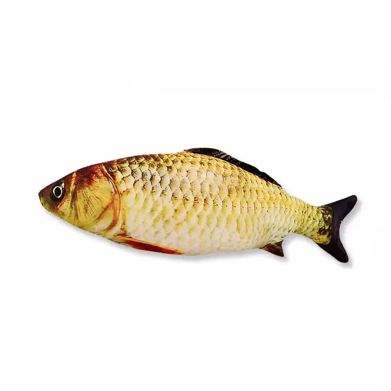 20CM Pet Cat Toy Fish Built-In Cotton Battery-Free Ordinary Simulation Fish Cat Interactive Entertainment Play Cat Toys