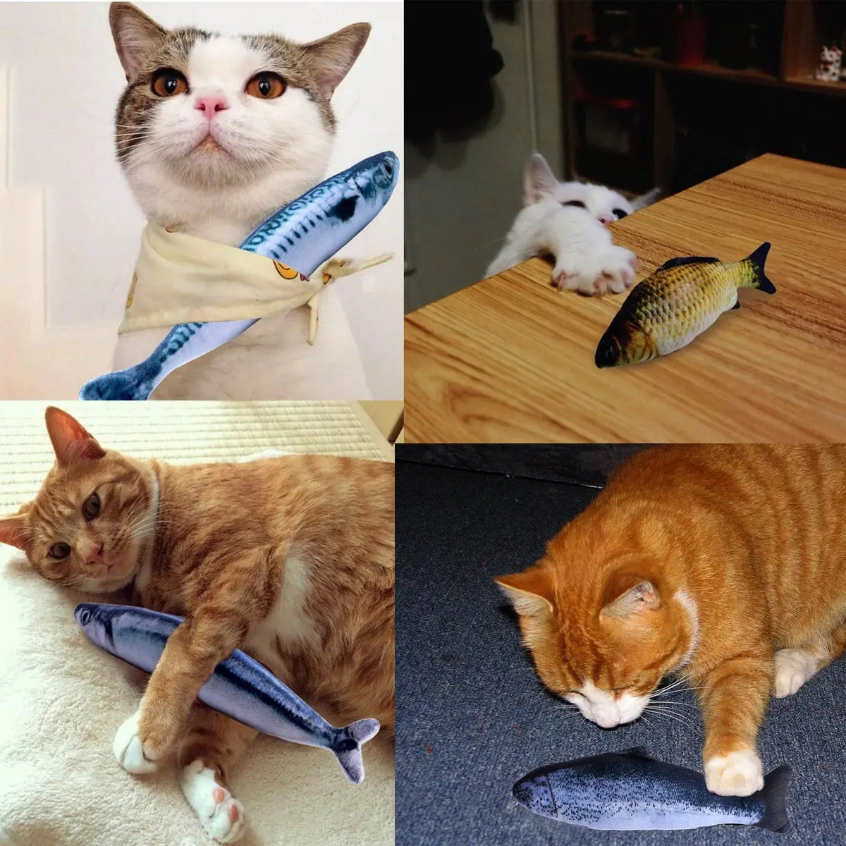 Realistic Flopping Fish Cat Toy – 20cm – view 2