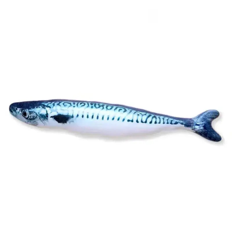 20CM Pet Cat Toy Fish Built-In Cotton Battery-Free Ordinary Simulation Fish Cat Interactive Entertainment Play Cat Toys