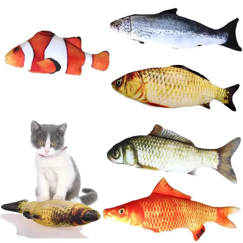 Realistic Flopping Fish Cat Toy – 20cm – view 3