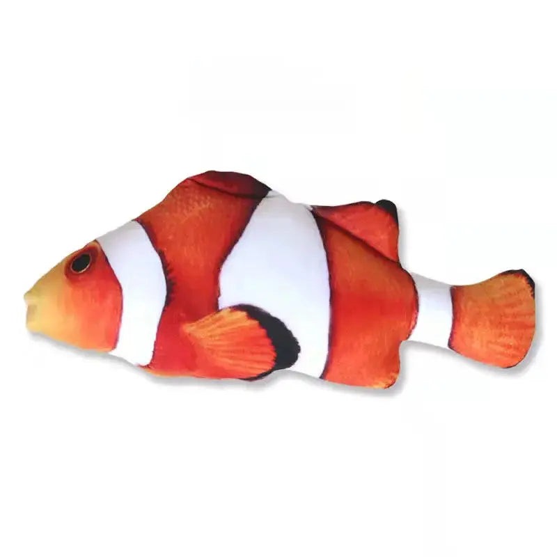 20CM Pet Cat Toy Fish Built-In Cotton Battery-Free Ordinary Simulation Fish Cat Interactive Entertainment Play Cat Toys