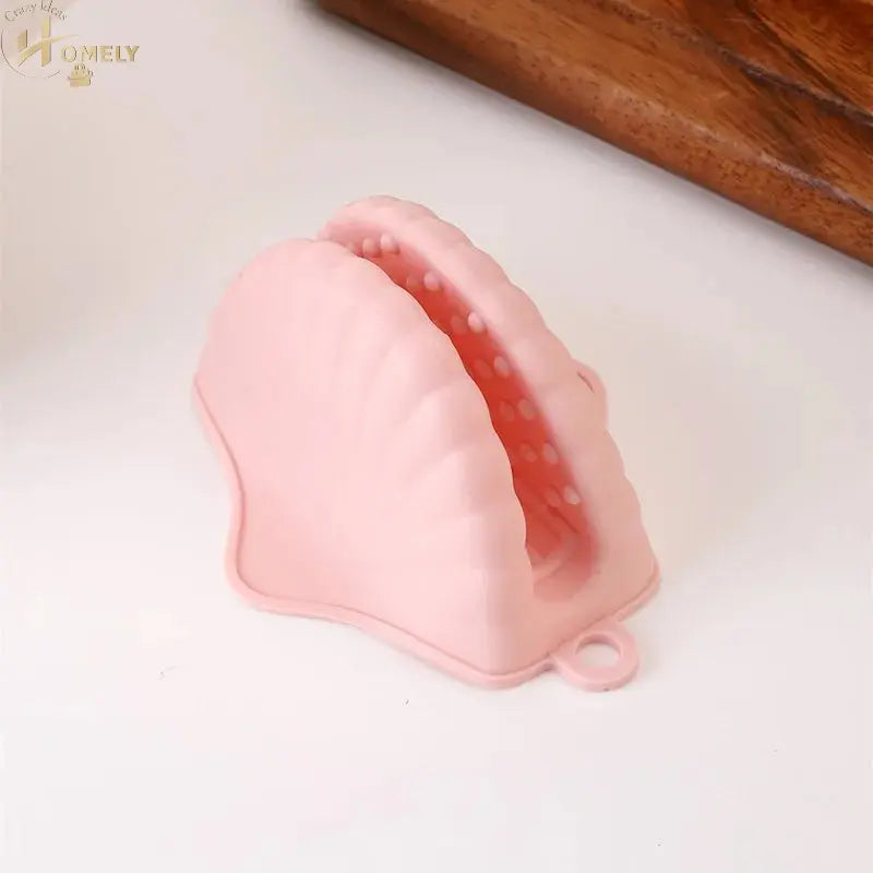 2pcs Silicone Oven Mitts Creative Bow Shape Oven Gloves Heat Resistant Pot Holders For Cooking Mini Oven Gloves Kitchen Tool