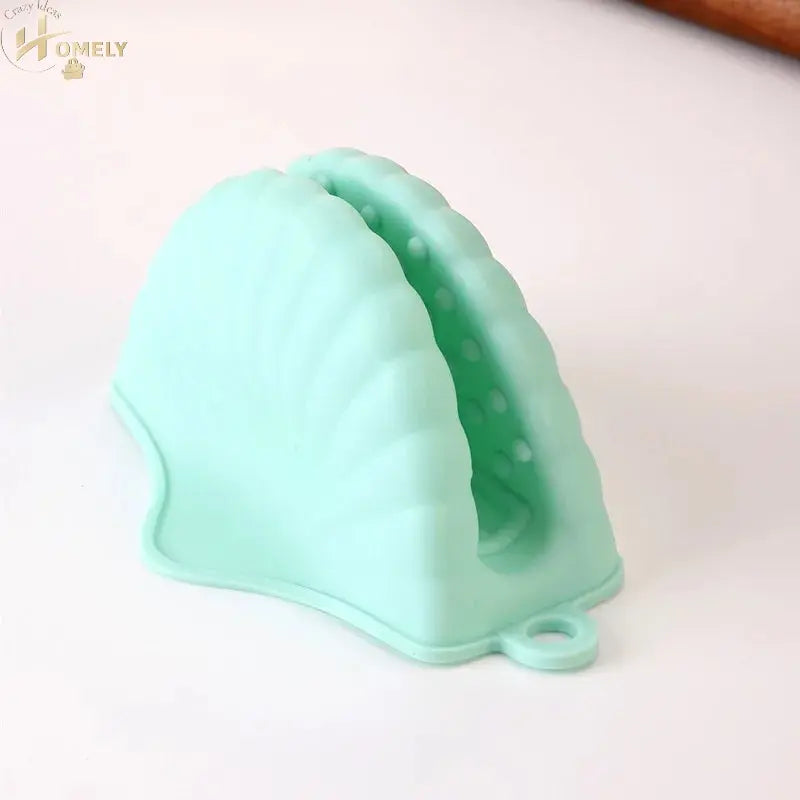 2pcs Silicone Oven Mitts Creative Bow Shape Oven Gloves Heat Resistant Pot Holders For Cooking Mini Oven Gloves Kitchen Tool