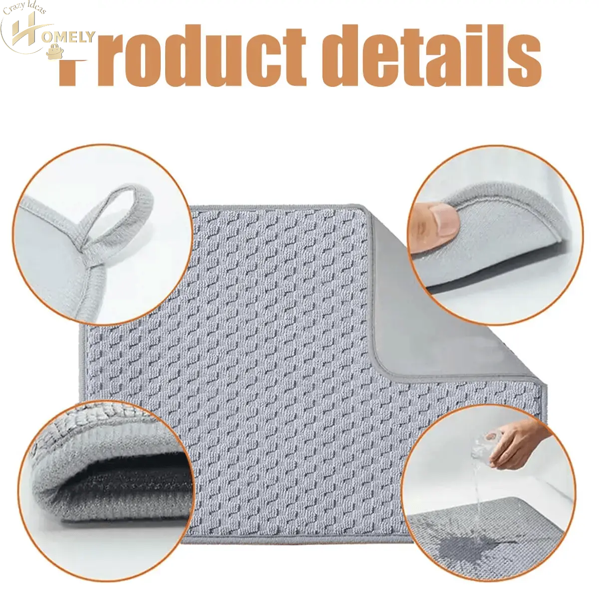 Microfiber Dish Drying Mat 2 Pack