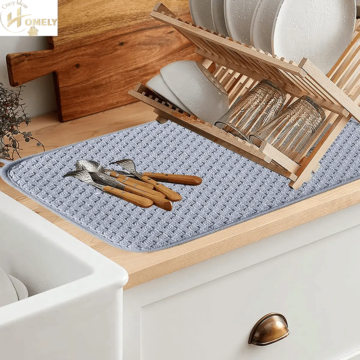 Microfiber Dish Drying Mat 2 Pack – view 2