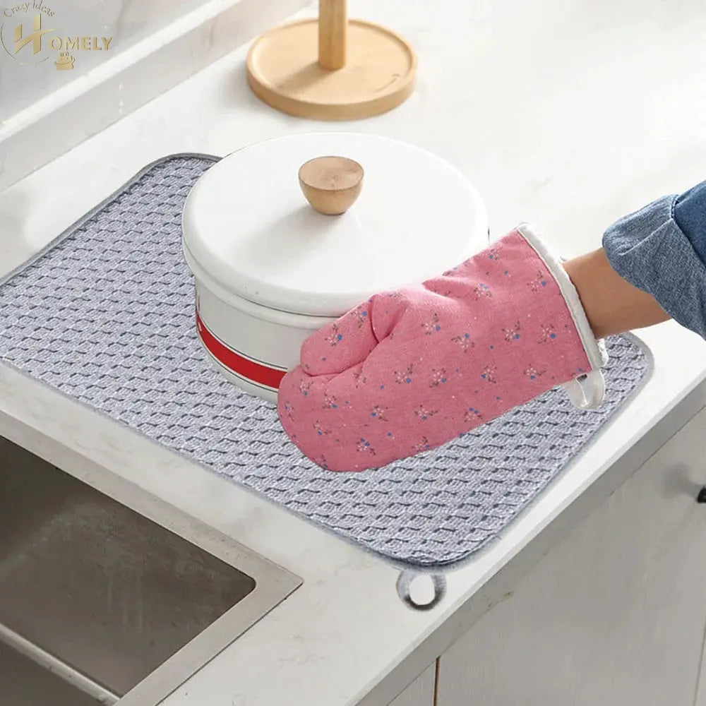 Microfiber Dish Drying Mat 2 Pack – view 3
