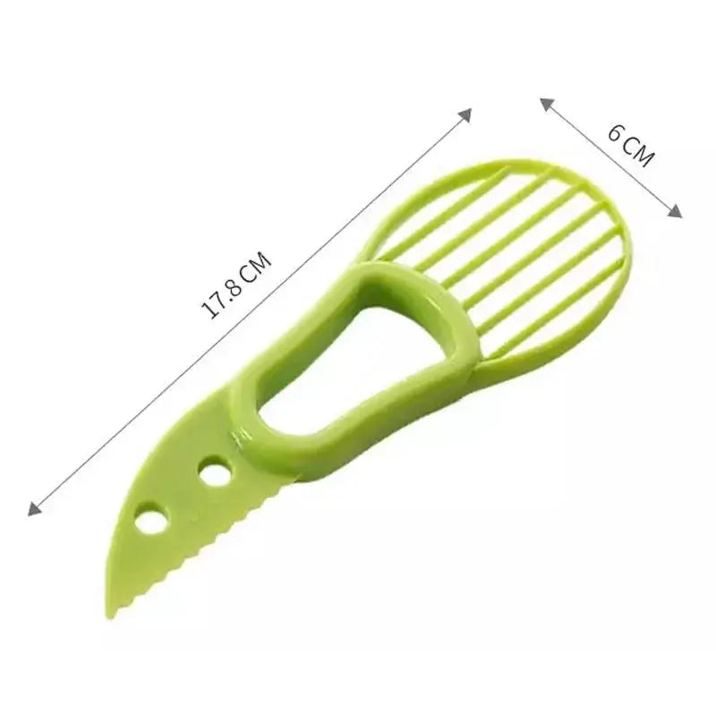 3 In 1 Kiwi Avocado Slicer Peeler Shea Corer Butter Fruit Cutter Pulp Separator Tools Plastic Avocado Knife Kitchen Gadgets