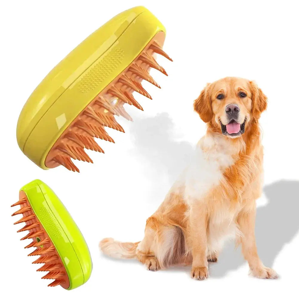 3-in-1 Cat Steam Brush – Spray Grooming Comb