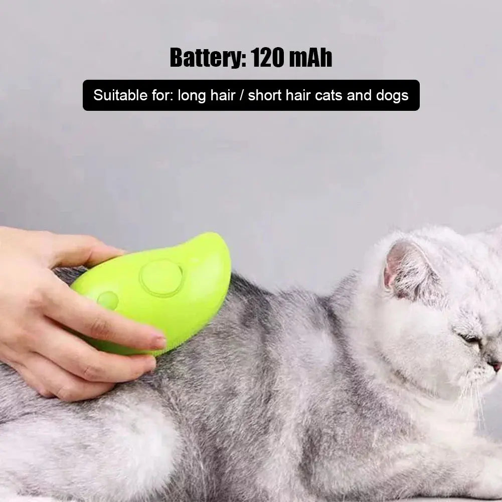 3-in-1 Cat Steam Brush – Spray Grooming Comb – view 4