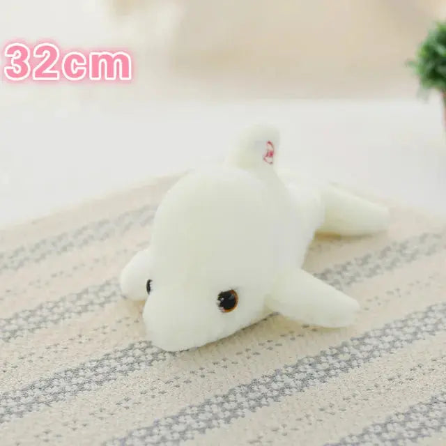 34CM Creative Toy Luminous Pillow Soft Stuffed Plush Glowing Colorful Stars Cushion Led Light Toys Gift for Kids Children Girls