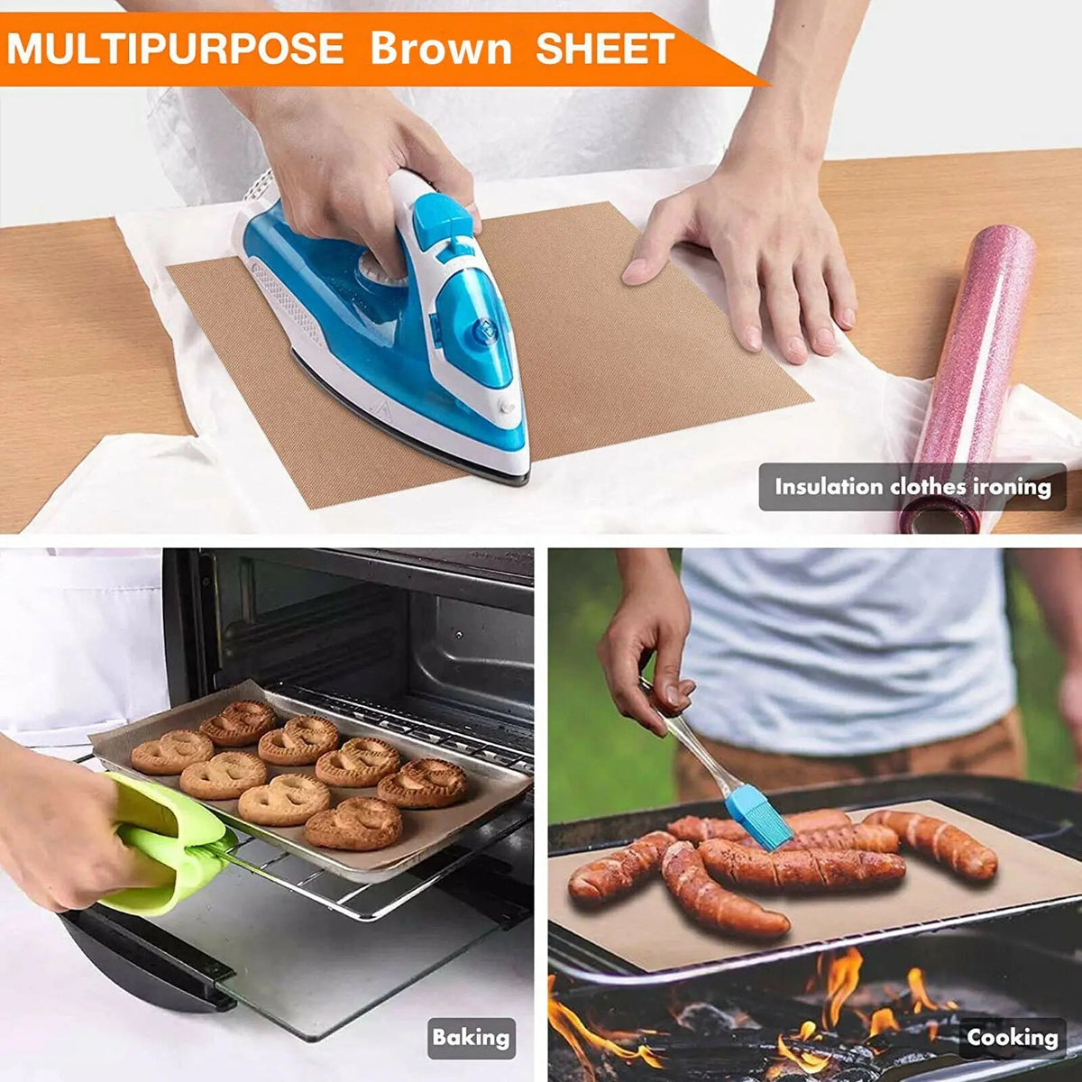 Reusable Baking Sheets 3 Pack – 12x16 Inch