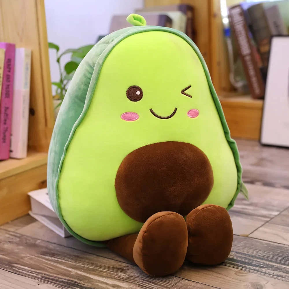 Avocado Plush Toy Pillow – Soft & Cute