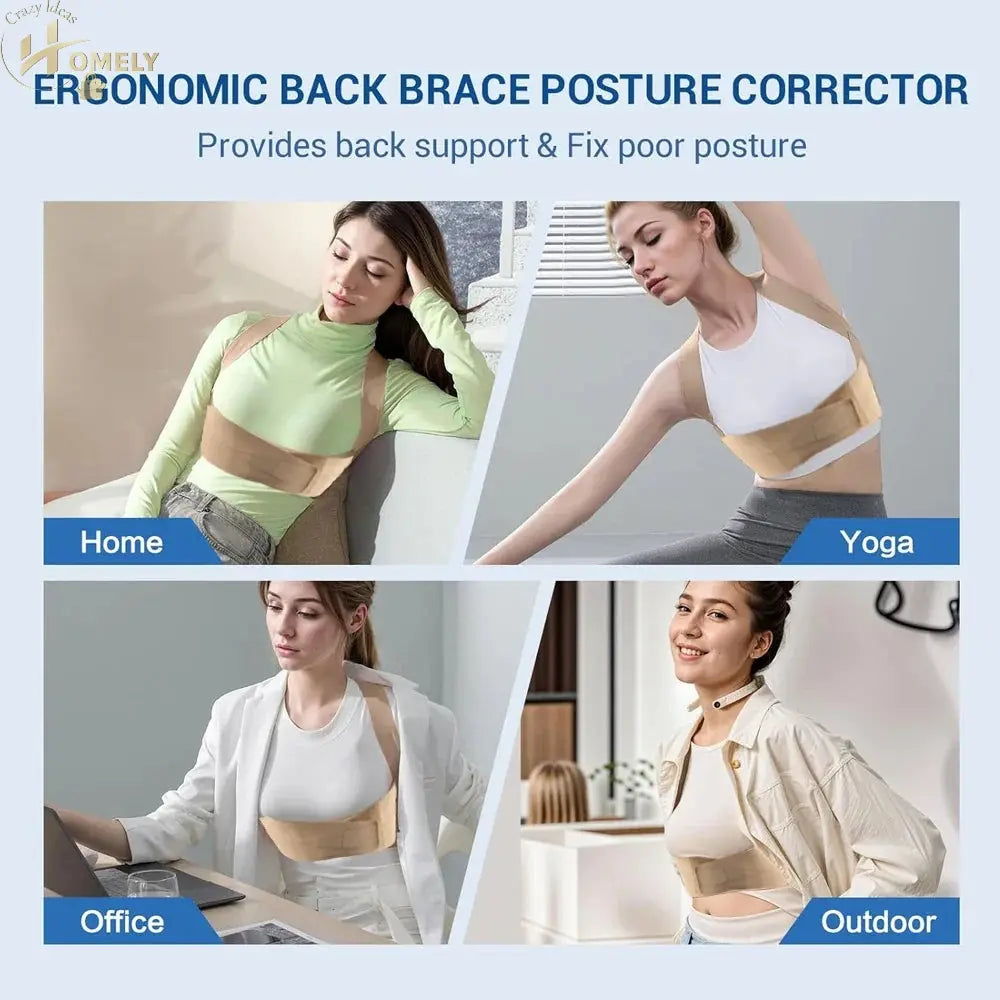Adjustable Back Posture Corrector Brace – view 4