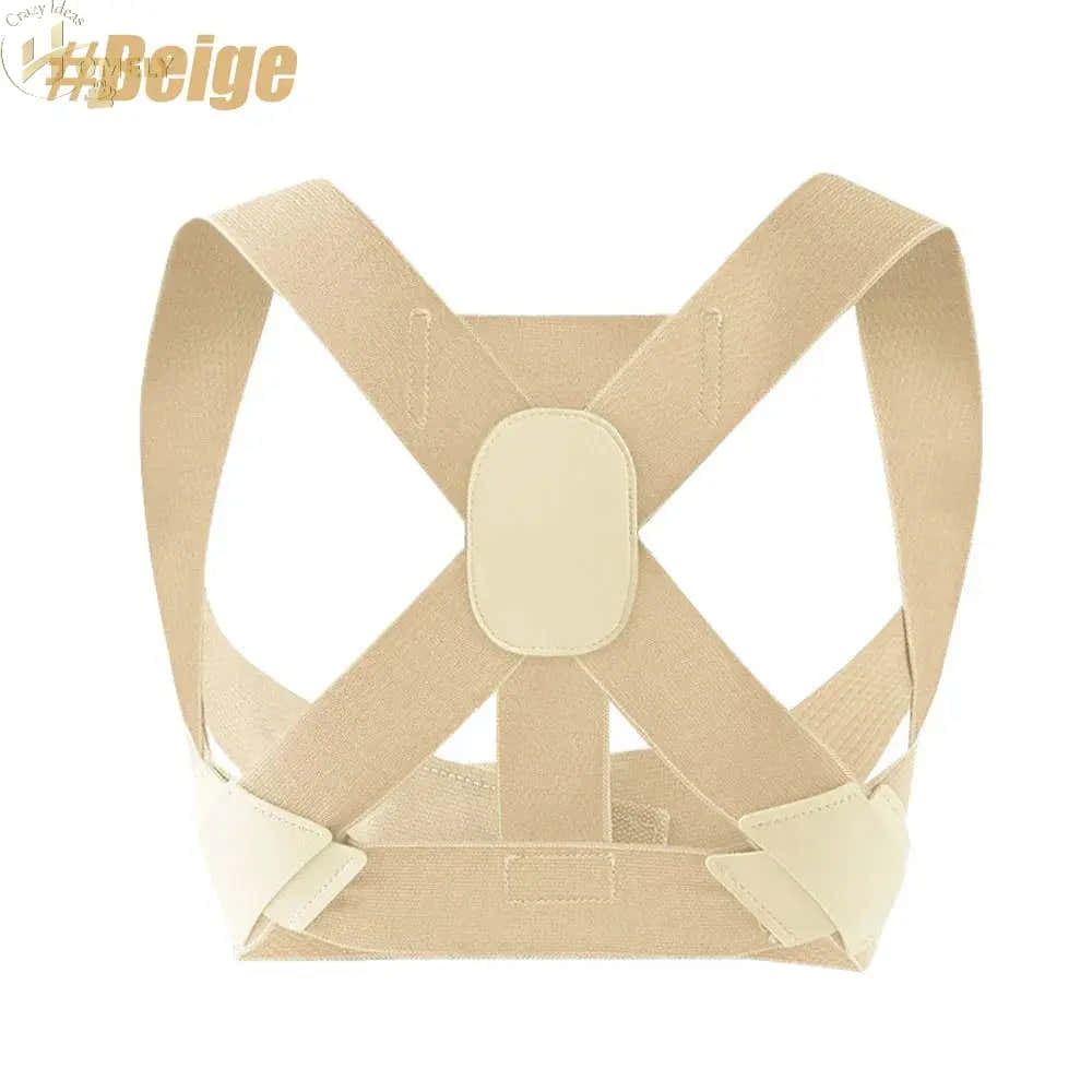 Back Posture Corrector- Beige / L