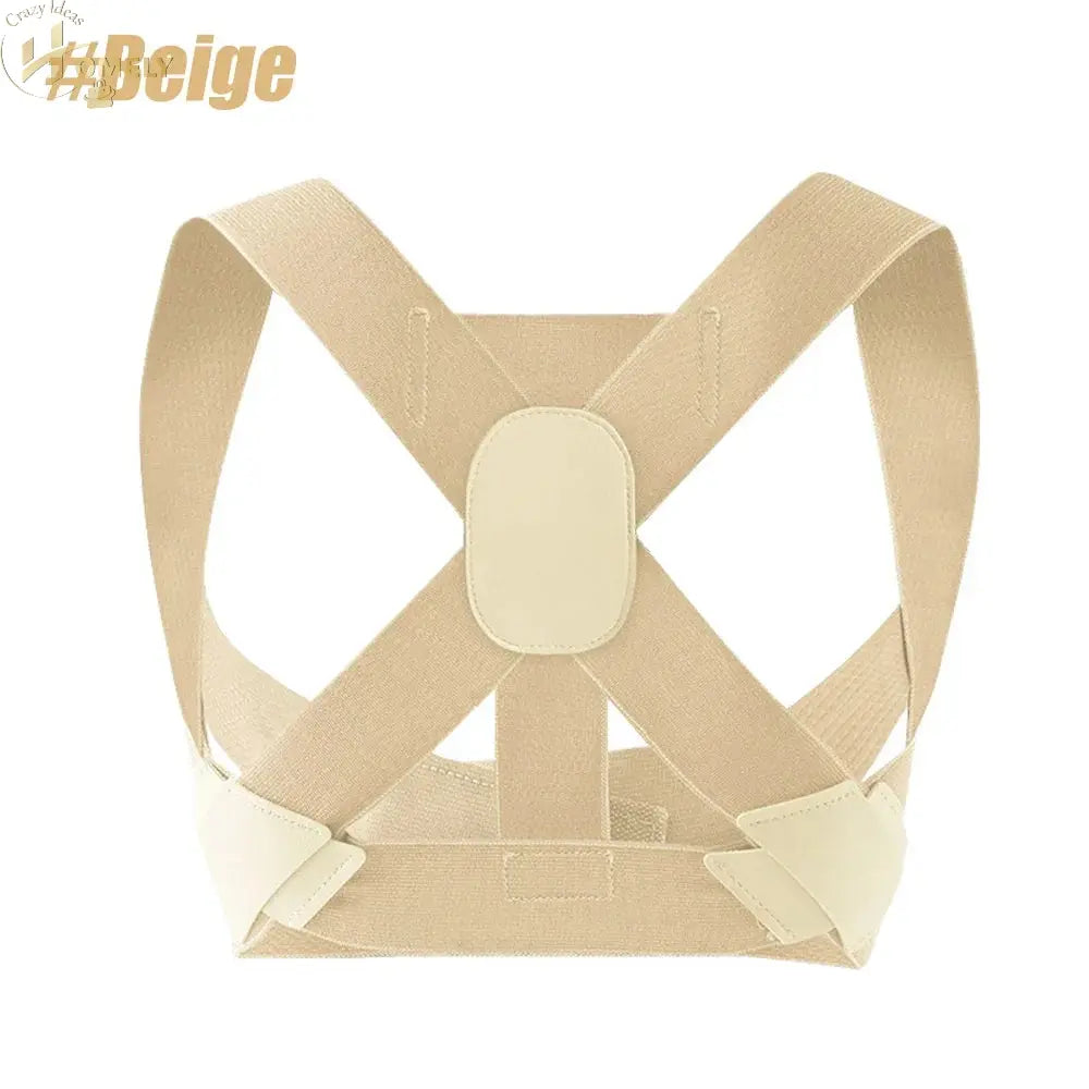 Back Posture Corrector- Beige / L