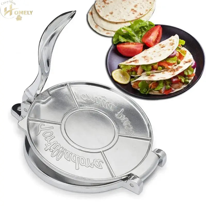 Tortilla & Dumpling Dough Press – Aluminum
