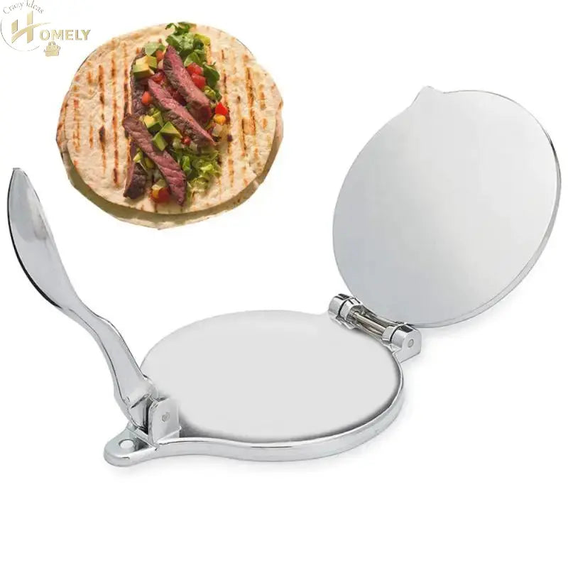Tortilla & Dumpling Dough Press – Aluminum – view 2