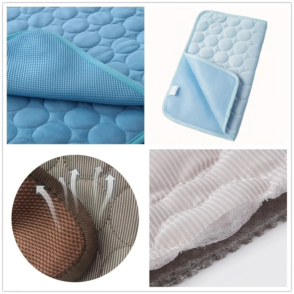 Dog Cooling Mat Summer Pet Cold Bed Extra Large For Small Big Dogs Pet Accessories Cat Durable Blanket Sofa Cat Ice Pad