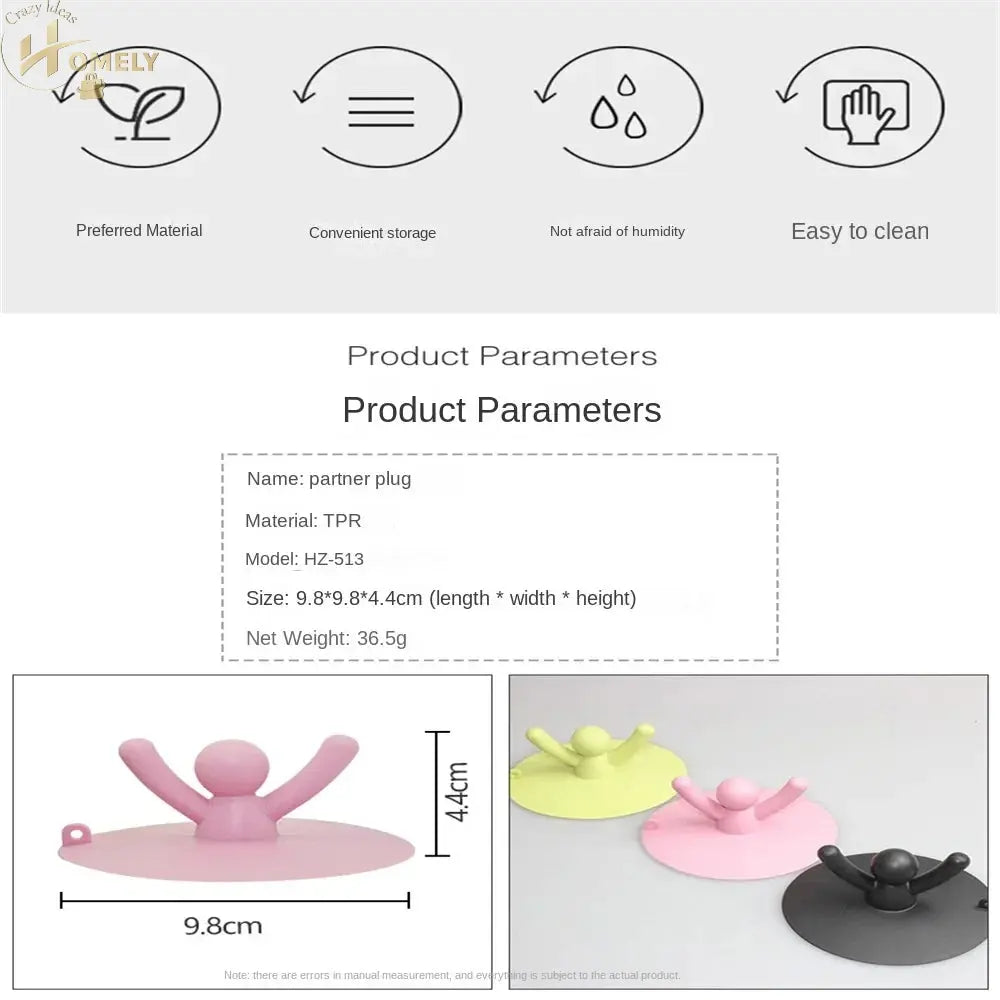 Silicone Floor Drain Cover – Anti-Odor – view 3