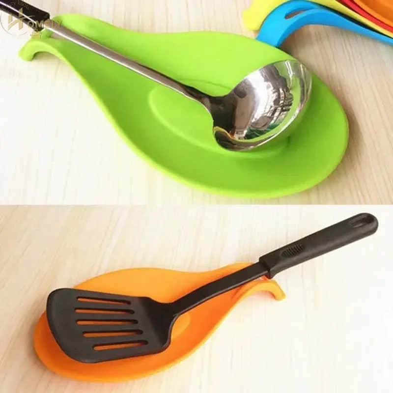 Silicone Spoon Rest – Heat-Resistant Utensil Holder