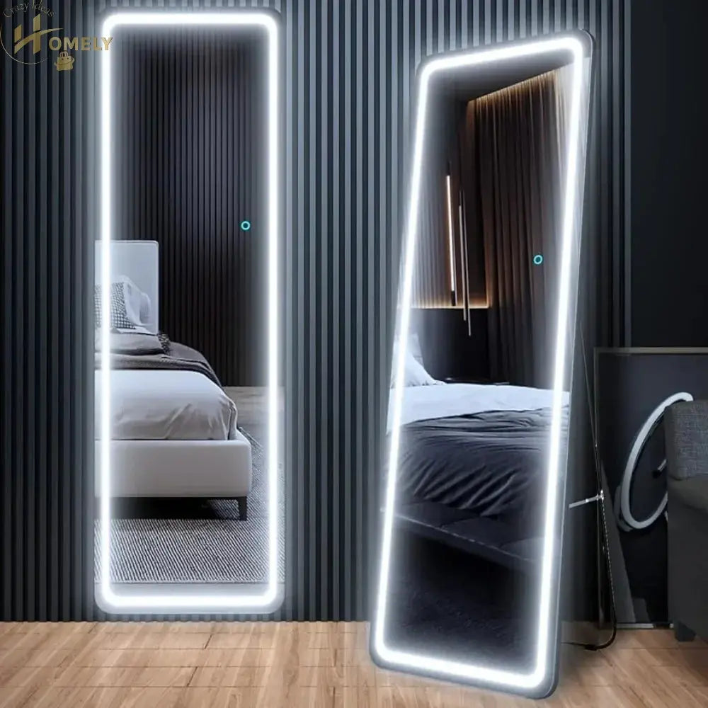 Lighted Floor Mirror 63x20 – Full Length
