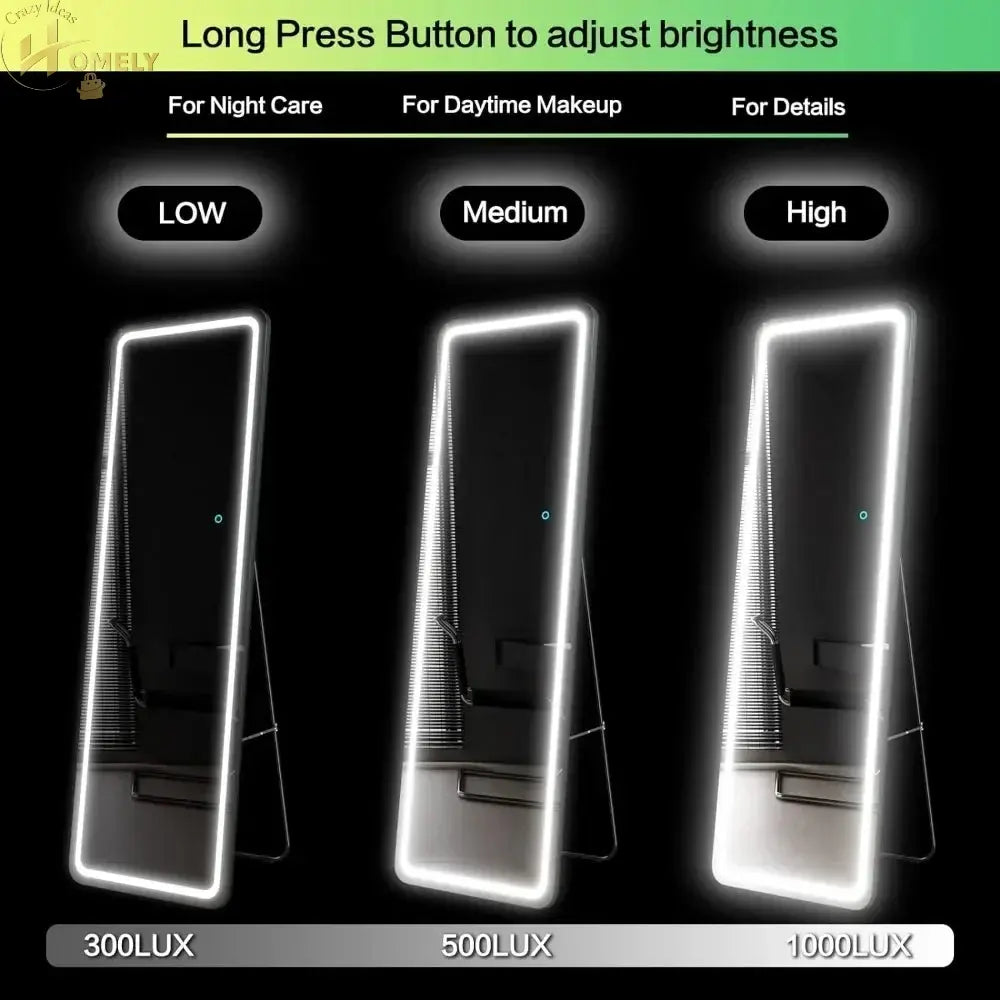 Lighted Floor Mirror 63x20 – Full Length – view 4