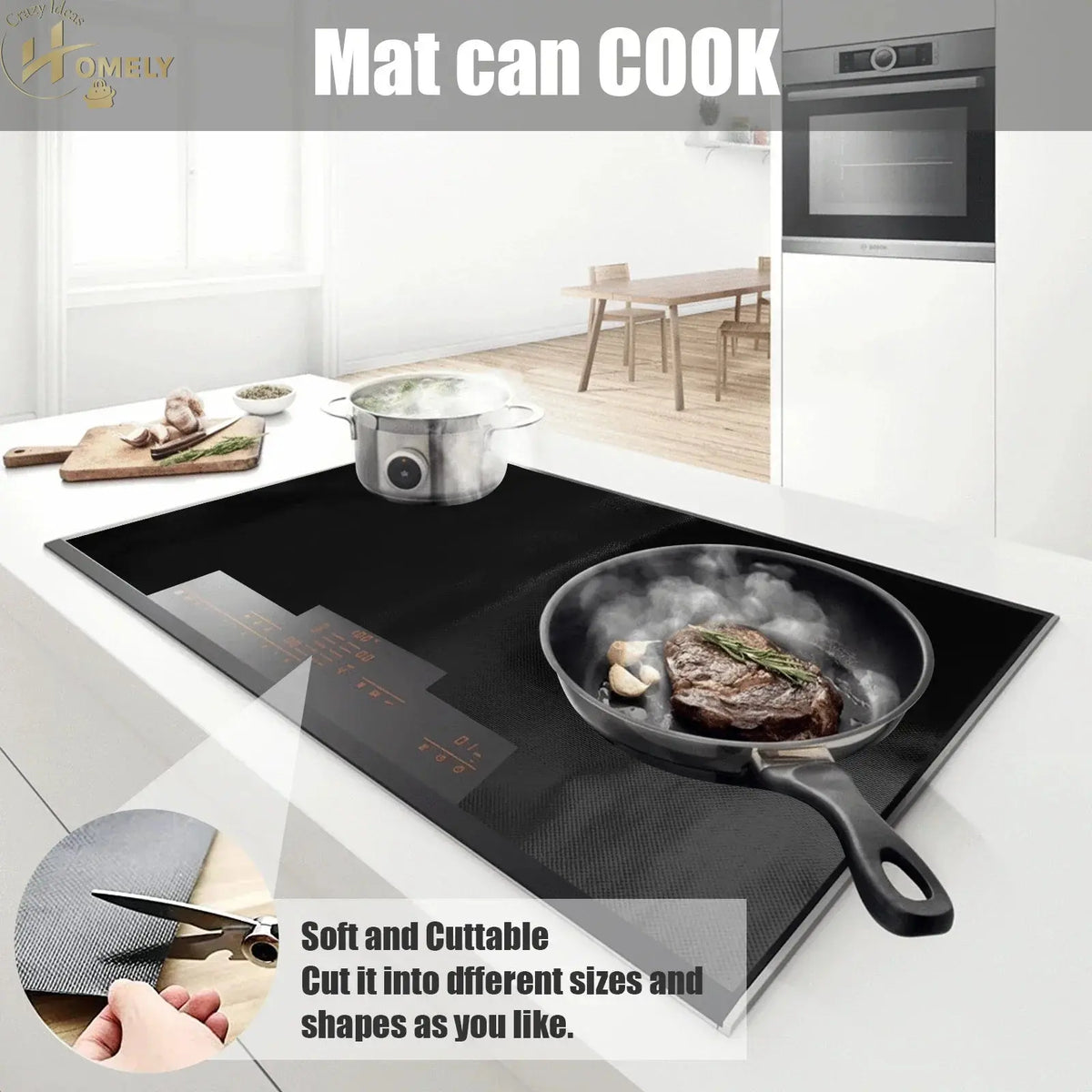 Induction Hob Protector Mat 40x60cm – view 3
