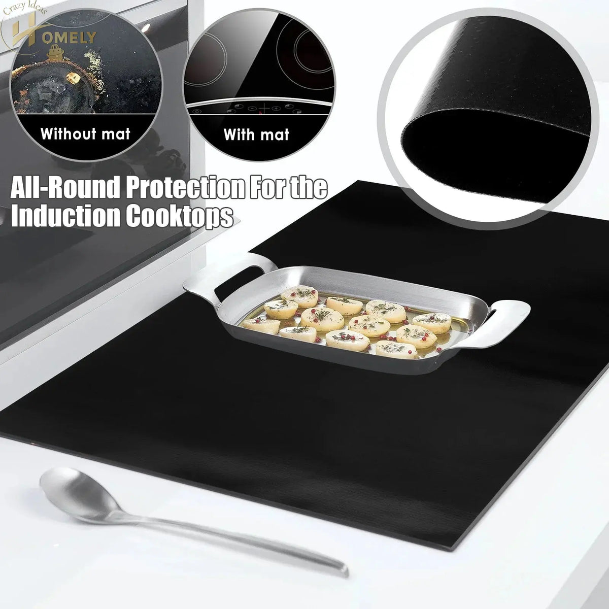 Induction Hob Protector Mat 40x60cm – view 4