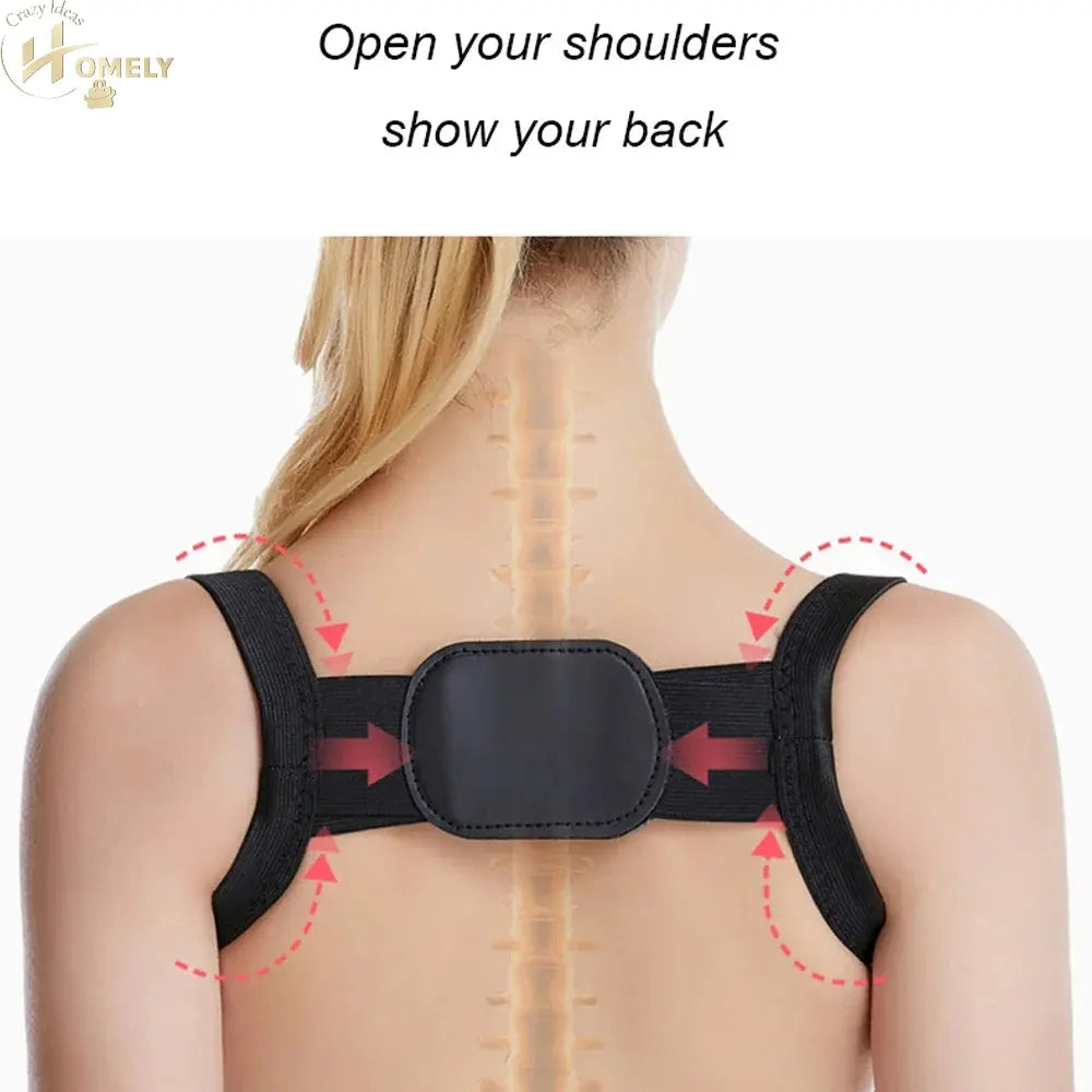 Invisible Posture Corrector Shoulder Support Brace | Adjustable Back Alignment Strap