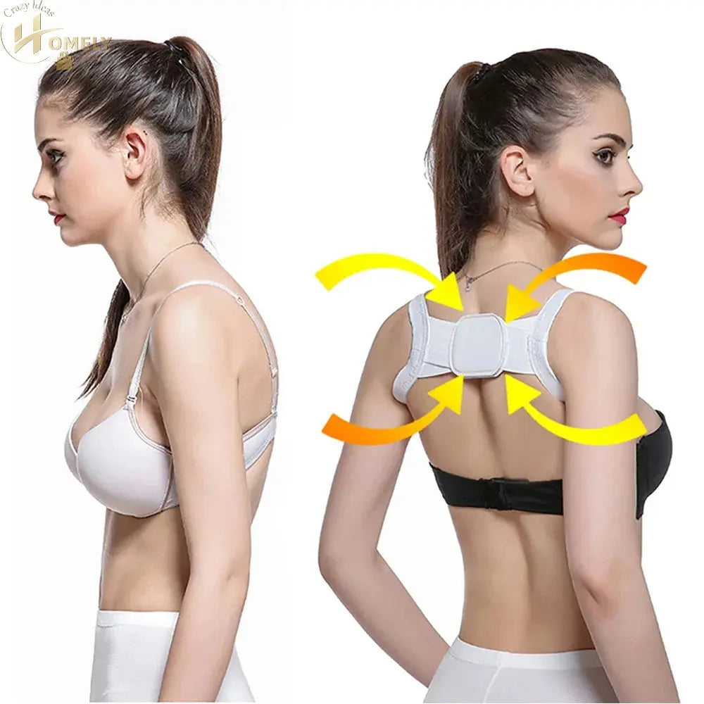 Invisible Posture Corrector Shoulder Support Brace | Adjustable Back Alignment Strap