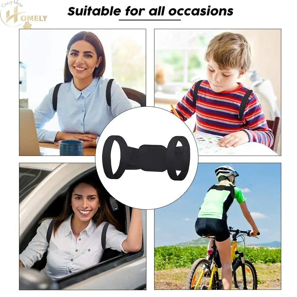 Invisible Posture Corrector Shoulder Support Brace | Adjustable Back Alignment Strap