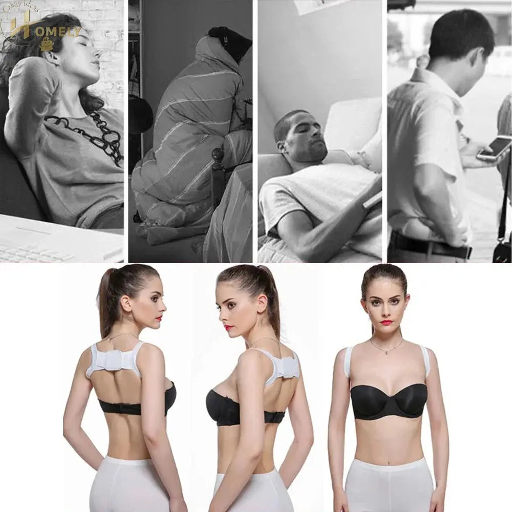 Invisible Posture Corrector Shoulder Support Brace | Adjustable Back Alignment Strap