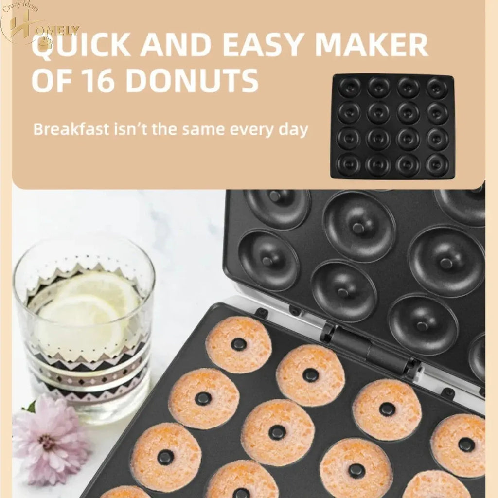 16-Hole Electric Donut & Mini Cake Maker – view 2