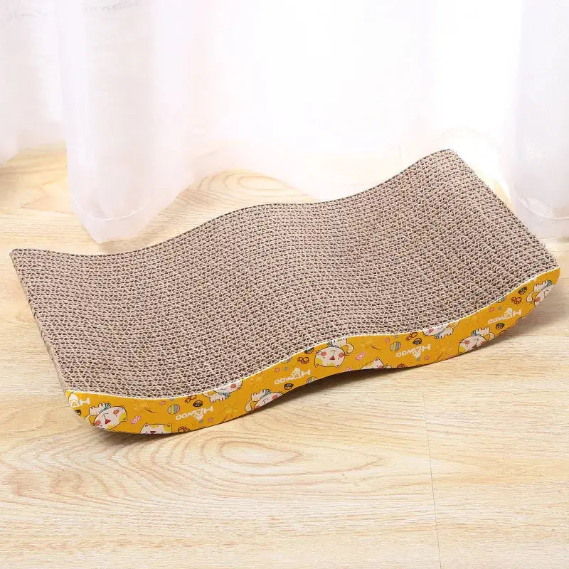 M-Shape Cardboard Cat Scratcher with Catnip – view 4