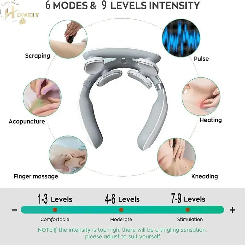 Cordless Neck Massager with Heat – 4 Nodes – view 2