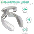 Neck Massage Machine 4 Head And Neck Protection Heating Machines Breathing Light Vibration Hot Compress Cervical Spine