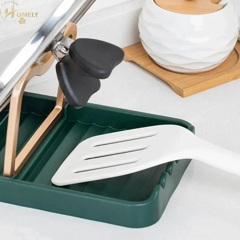 Pot Lid Holder – Kitchen Lid & Utensil Rack – view 3