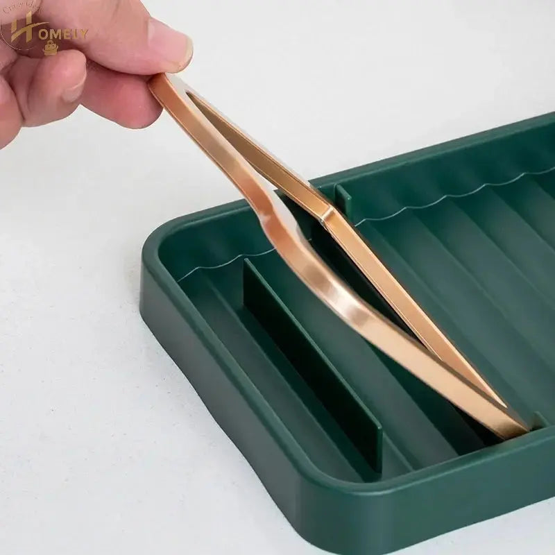 Pot Lid Holder – Kitchen Lid & Utensil Rack – view 4