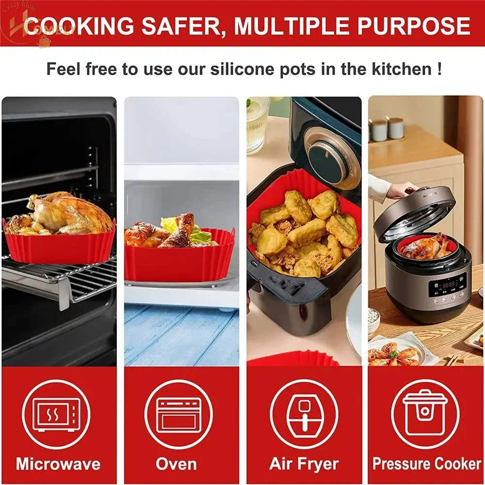 Reusable Air Fryer Liner – Non-Stick Basket