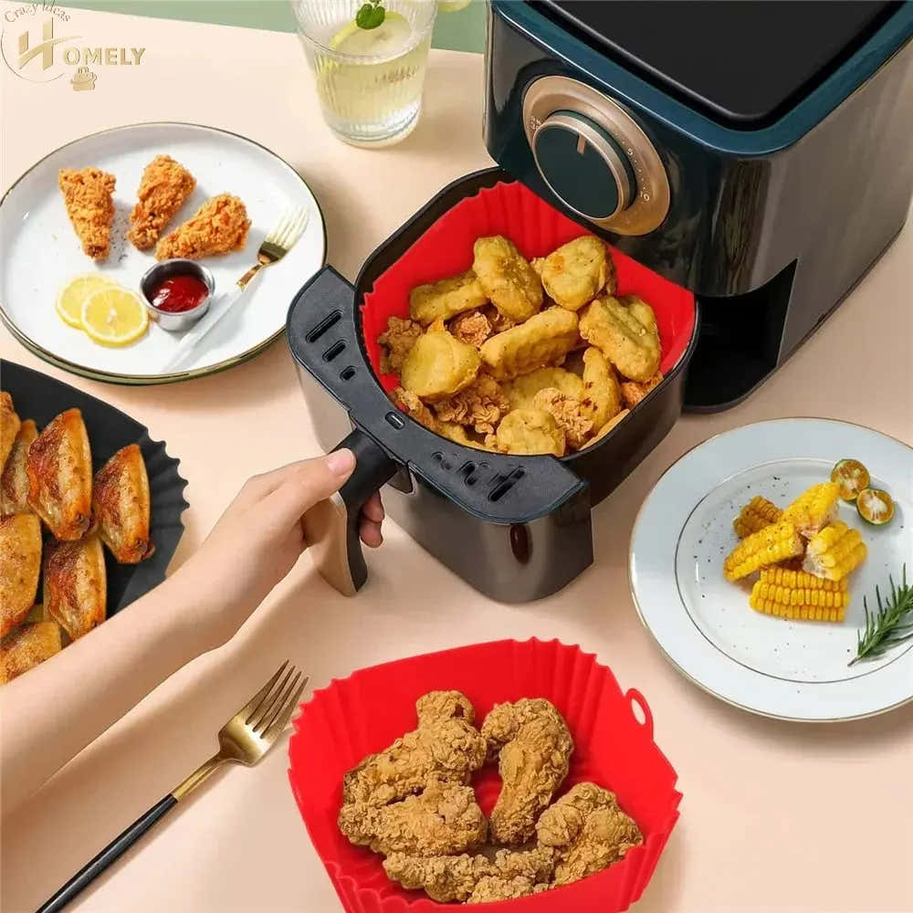 Reusable Air Fryer Liner – Non-Stick Basket – view 2