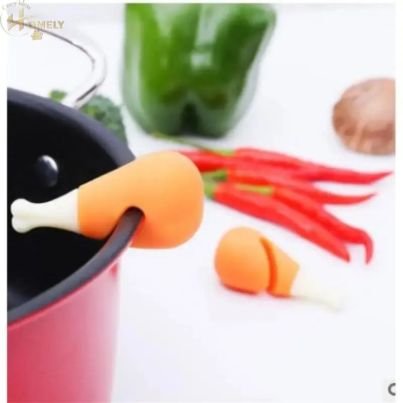 Carrot Pot Lid Lifter – Silicone Anti-Spill – view 4