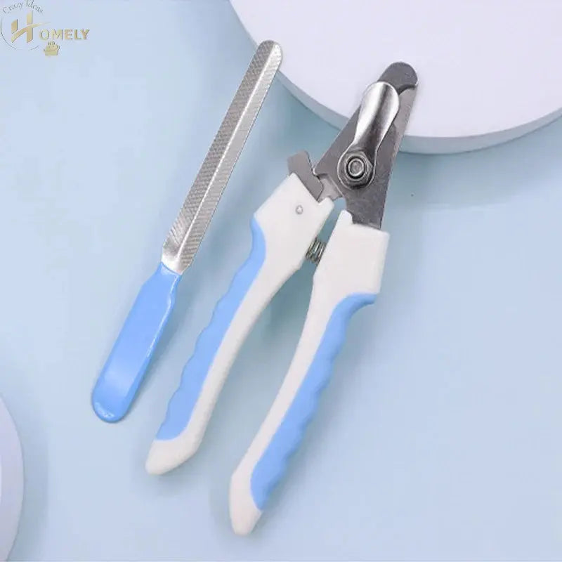 Pet Nail Clipper – Stainless Steel Cutter - blue 2 / L